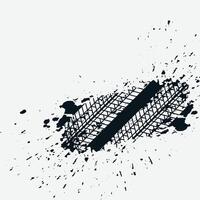 abstract racing tire tracks print marks background vector