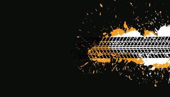 abstract racing tire tracks print marks background vector