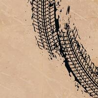 abstract racing tire tracks print marks background vector