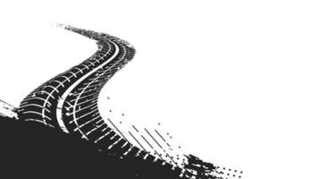 abstract racing tire tracks print marks background vector