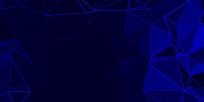 abstract blue geometric background with triangles vector