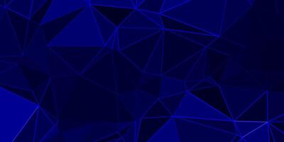 abstract blue geometric background with triangles vector