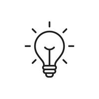 Lightbulb Icon Set. Bulb lamp icon, Lamp icons, Idea light bulb icon vector