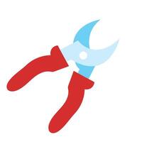 Pruner Flat Icon Design vector