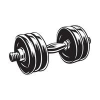 Dumbbell Icon Design Art, Icons, and Graphics on white background vector