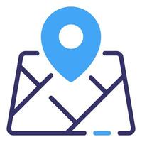 Map pin icon vector
