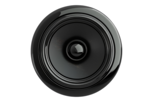 Black speaker on a transparent background png