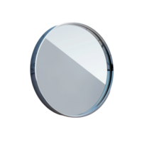 A round mirror on transparent background png