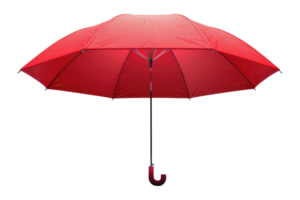 A red umbrella on transparent background png