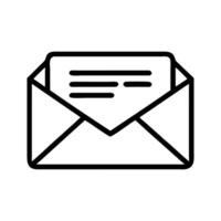 Email icon. Envelope, letter, recipient. Business concept. logo, Can be used for topics like communication, address, contact. vector