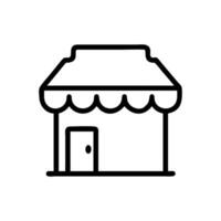 Sleek Shop Icon for Web vector