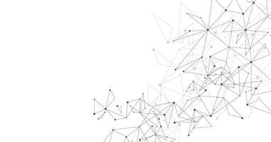 Background with simple triangle figures and dots. vector