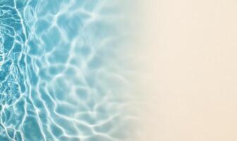 A serene blend of water and sandy texture, evoking tranquility. photo