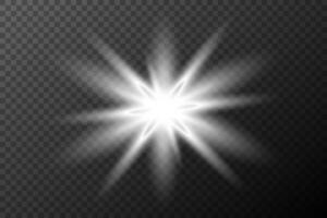 a white star burst on ,background vector