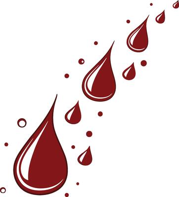 red Blood drop