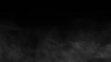 Mystical Smoke or fog Rising Against Black Background for your creative work editing element video