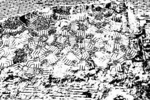 Damaged surface with sophisticated grain formations and authentic wear characteristics, blending weathered details and abstract noise vector