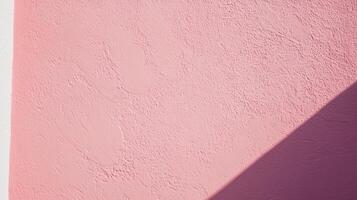 Pink Textured Wall with Shadow, Perfect for Backgrounds and Design photo