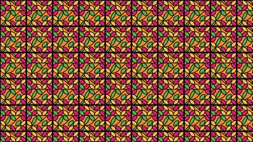 Colorful Geometric Pattern Featuring Abstract Shapes and Vibrant Bright Colors vector