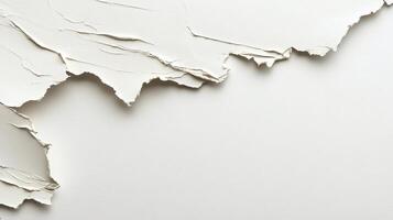 Abstract Texture of White Paint Peeling with Space for Text photo