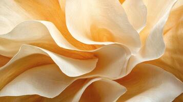 Abstract Golden Floral Petals Creating a Soft and Elegant Texture Background photo