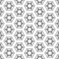 Seamless abstract pattern symmetrical intricate vector