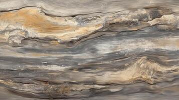 A natural wooden plank background with visible grain and earthy tones. photo