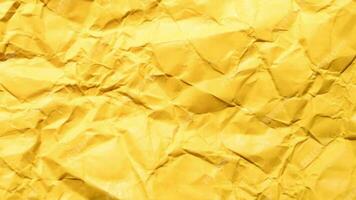 Crumpled paper stop motion animation, Textured paper background. The concept of sketch pad, design, retro style, wrinkle, frayed video