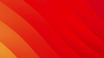 Abstract red gradient waves background texture. Use as a design backdrop video