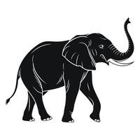 High-Quality Elephant Illustration for Digital and Print Use vector