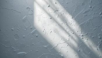 Water Texture Overlay Blurred Organic Drop Shadow Light Caustic Effect on White Wall for Photo