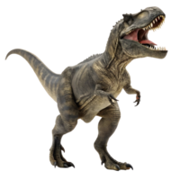 realistico dinosauro modello nel un eccitante posa in mostra suo feroce Caratteristiche e potente posizione png