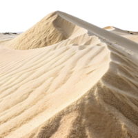 Sand dunes form captivating patterns under bright sunlight in an arid location png