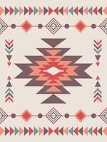 Geometric ethnic Aztec seamless pattern. Aztec Boho geometric seamless pattern. Navajo pattern design. Native American style. vector