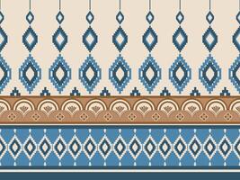 Ethnic seamless pattern. Tribal geometric background. Aztec Boho geometric seamless pattern. Navajo pattern design. Native American style. vector