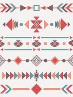 Geometric ethnic Aztec seamless pattern. Aztec Boho geometric seamless pattern. Navajo pattern. Native American style. vector