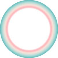 Circle with gradient design vector