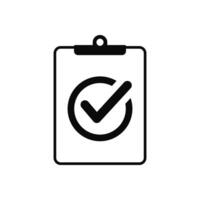 Check document file design vector