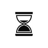 Hourglass loading data illustration design vector