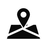 Pinpoints maps with different shapes vector