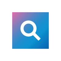 Search icon with gradient vector