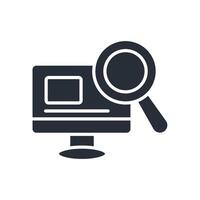 Research icon.Editable stroke.linear style sign for use web design,logo vector