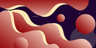 Abstract brown wave liquid background. Colorful background with wave pattern. Eps10 vector