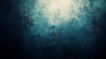 Abstract blue textured background with grunge effect and spotlight. Perfect for backgrounds, artistic projects, and visual design. photo