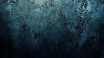 Intricate texture of blues and greens blend in a captivating abstract composition, revealing depth and dynamic visual interest. photo