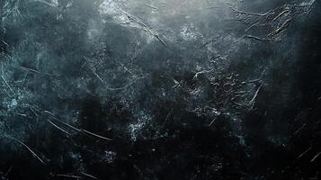 Abstract dark grunge texture with textured paint. Can be used as wallpaper, background, or for photographic design elements. photo