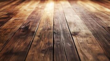 Rustic wooden planks create a warm, inviting texture and pattern, perfect for flooring, paneling, or a vintage backdrop. photo