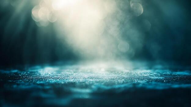 Ethereal surface and sky, a dreamlike fusion of light and texture creates a calming scene with a sense of depth and mystery. photo