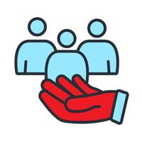 participation icons isolated vector