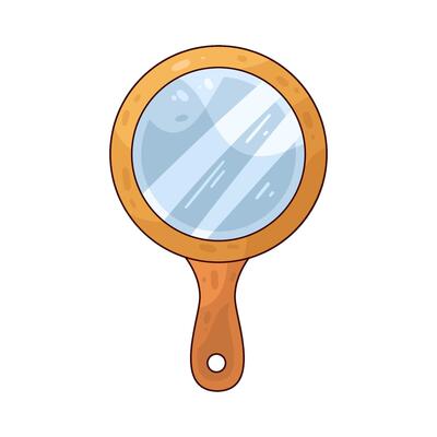 hand mirror illustration